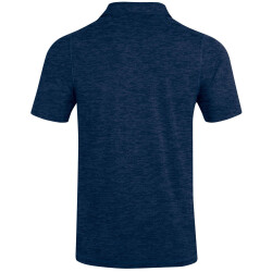 JAKO Premium Poloshirt marine meliert S