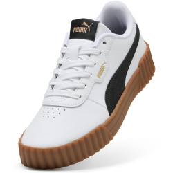 PUMA Carina 3.0 Leder Sneaker Damen 14 - PUMA white/PUMA black 37