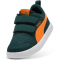 PUMA Courtflex V3 Mesh Baby-Sneaker 09 - green terrain/orange glo 20