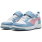 PUMA Rebound V6 Lo AC+ Sneaker mit Klettverschluss Kinder 30 - PUMA white/poised pink/cool blue 32