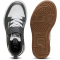 PUMA Rebound V6 Lo AC+ Sneaker mit Klettverschluss Kinder 27 - PUMA white/dusky gray/gum 30