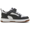 PUMA Rebound V6 Lo AC+ Sneaker mit Klettverschluss Kinder 27 - PUMA white/dusky gray/gum 32