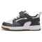 PUMA Rebound V6 Lo AC+ Sneaker mit Klettverschluss Kinder 27 - PUMA white/dusky gray/gum 35