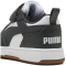 PUMA Rebound V6 Lo AC+ Sneaker mit Klettverschluss Kinder 27 - PUMA white/dusky gray/gum 35