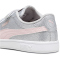 PUMA Smash 3.0 Glitz Glam Sneaker mit Klettverschluss Mädchen 02 - glacial gray/frosty pink 31