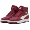 PUMA Rebound V6 Mid Winterized Sneaker Kinder 07 - team regal red/warm white/puma white 36