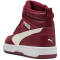 PUMA Rebound V6 Mid Winterized Sneaker Kinder 07 - team regal red/warm white/puma white 36