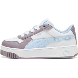 PUMA Carina Street AC Sneaker Mädchen 22 - PUMA white/haute tropic/plum jam 29