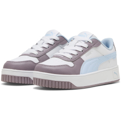 PUMA Carina Street AC Sneaker Mädchen 22 - PUMA white/haute tropic/plum jam 30