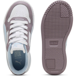 PUMA Carina Street AC Sneaker Mädchen 22 - PUMA white/haute tropic/plum jam 32