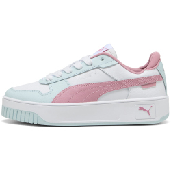PUMA Carina Street Sneaker Mädchen 24 - PUMA white/poised pink/sea glass 38