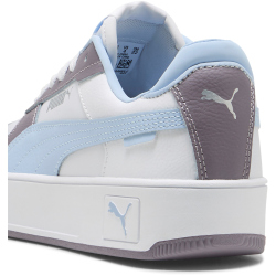 PUMA Carina Street Sneaker Mädchen 22 - PUMA white/haute tropic/plum jam 39