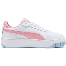 PUMA Carina Street Sneaker Mädchen 21 - PUMA white/pinkscape/PUMA silver 39