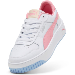 PUMA Carina Street Sneaker Mädchen 21 - PUMA white/pinkscape/PUMA silver 39