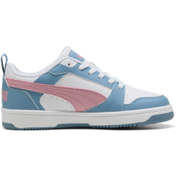 PUMA Rebound V6 Lo Sneaker Kinder 30 - PUMA white/poised pink/cool blue 36