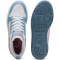 PUMA Rebound V6 Lo Sneaker Kinder 30 - PUMA white/poised pink/cool blue 36