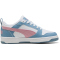 PUMA Rebound V6 Lo Sneaker Kinder 30 - PUMA white/poised pink/cool blue 36
