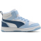 PUMA Rebound V6 Mid AC+ Sneaker Kinder 32 - PUMA white/dark indigo/haute tropic 28