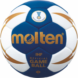 molten Handball IHF Wettspielball Blau Gr. 3