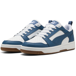 PUMA Rebound V6 Low Sneaker 58 - PUMA white/dark indigo/gum 40