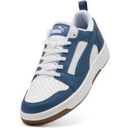 PUMA Rebound V6 Low Sneaker 58 - PUMA white/dark indigo/gum 41