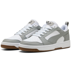 PUMA Rebound V6 Low Sneaker 53 - PUMA white/gray echo/PUMA black 40.5