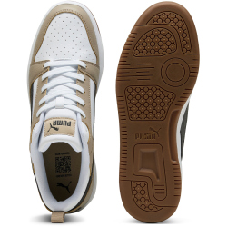 PUMA Rebound V6 Low Sneaker 52 - PUMA white/PUMA black/ice coffee 40.5