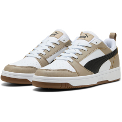 PUMA Rebound V6 Low Sneaker 52 - PUMA white/PUMA black/ice coffee 41