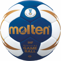 molten Handball IHF Wettspielball Blau Gr. 2