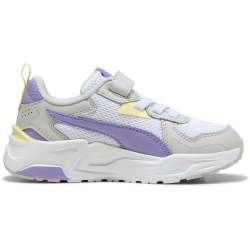 PUMA Trinity Lite AC+ Sneaker Kinder 18 - PUMA white/lavender alert/glacial gray 30