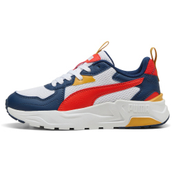 PUMA Trinity Lite Sneaker Kinder 17 - PUMA white/fierce red/persian blue 37