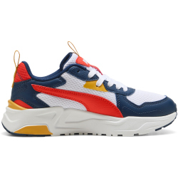 PUMA Trinity Lite Sneaker Kinder 17 - PUMA white/fierce red/persian blue 37