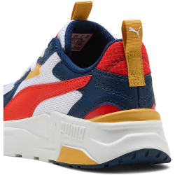 PUMA Trinity Lite Sneaker Kinder 17 - PUMA white/fierce red/persian blue 37
