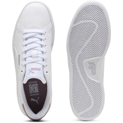 PUMA Smash 3.0 Leder-Sneaker 30 - PUMA white/silver mist/plum jam 38.5