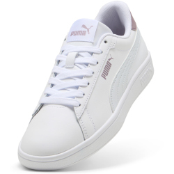 PUMA Smash 3.0 Leder-Sneaker 30 - PUMA white/silver mist/plum jam 38.5
