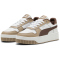 PUMA Carina Street Plateau Sneaker Damen 54 - PUMA white/flat bronze/ice coffee 38.5