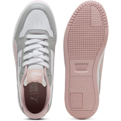 PUMA Carina Street Plateau Sneaker Damen 53 - PUMA white/mauve mist/gray echo 37