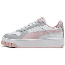 PUMA Carina Street Plateau Sneaker Damen 53 - PUMA white/mauve mist/gray echo 38.5