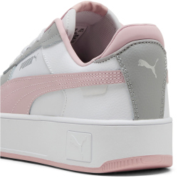 PUMA Carina Street Plateau Sneaker Damen 53 - PUMA white/mauve mist/gray echo 38.5