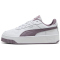 PUMA Carina Street Plateau Sneaker Damen 52 - PUMA white/plum jam/PUMA silver 38.5