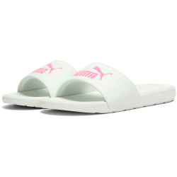 PUMA Cool Cat 2.0 Badelatschen Damen 40 - sage frost/pink pixel 43