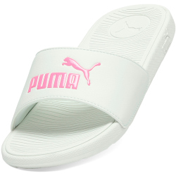 PUMA Cool Cat 2.0 Badelatschen Damen 40 - sage frost/pink pixel 43
