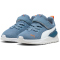 PUMA Anzarun Lite AC Baby-Sneaker mit Klettverschluss 45 - cool blue/puma white/orange glo 20