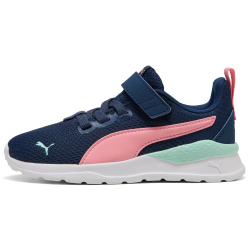 PUMA Anzarun Lite AC PS Kinder Sneaker mit Klettverschluss 47 - persian blue/pinkscape/mint melt 29
