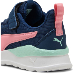 PUMA Anzarun Lite AC PS Kinder Sneaker mit Klettverschluss 47 - persian blue/pinkscape/mint melt 29