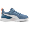 PUMA Anzarun Lite AC PS Kinder Sneaker mit Klettverschluss 45 - cool blue/puma white/orange glo 28
