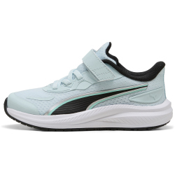 PUMA Skyrocket 2 AC+ Sneaker mit Klettverschluss Kinder 02 - sea glass/puma black/speed blue/mint melt 31