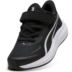 PUMA Skyrocket 2 AC+ Sneaker mit Klettverschluss Kinder 01 - PUMA black/PUMA white/PUMA silver 34