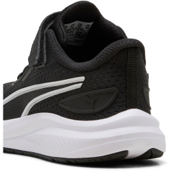 PUMA Skyrocket 2 AC+ Sneaker mit Klettverschluss Kinder 01 - PUMA black/PUMA white/PUMA silver 34