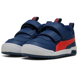 PUMA Multiflex 2 SL Baby-Sneaker mit Klettverschluss 02 - persian blue/fierce red 23
